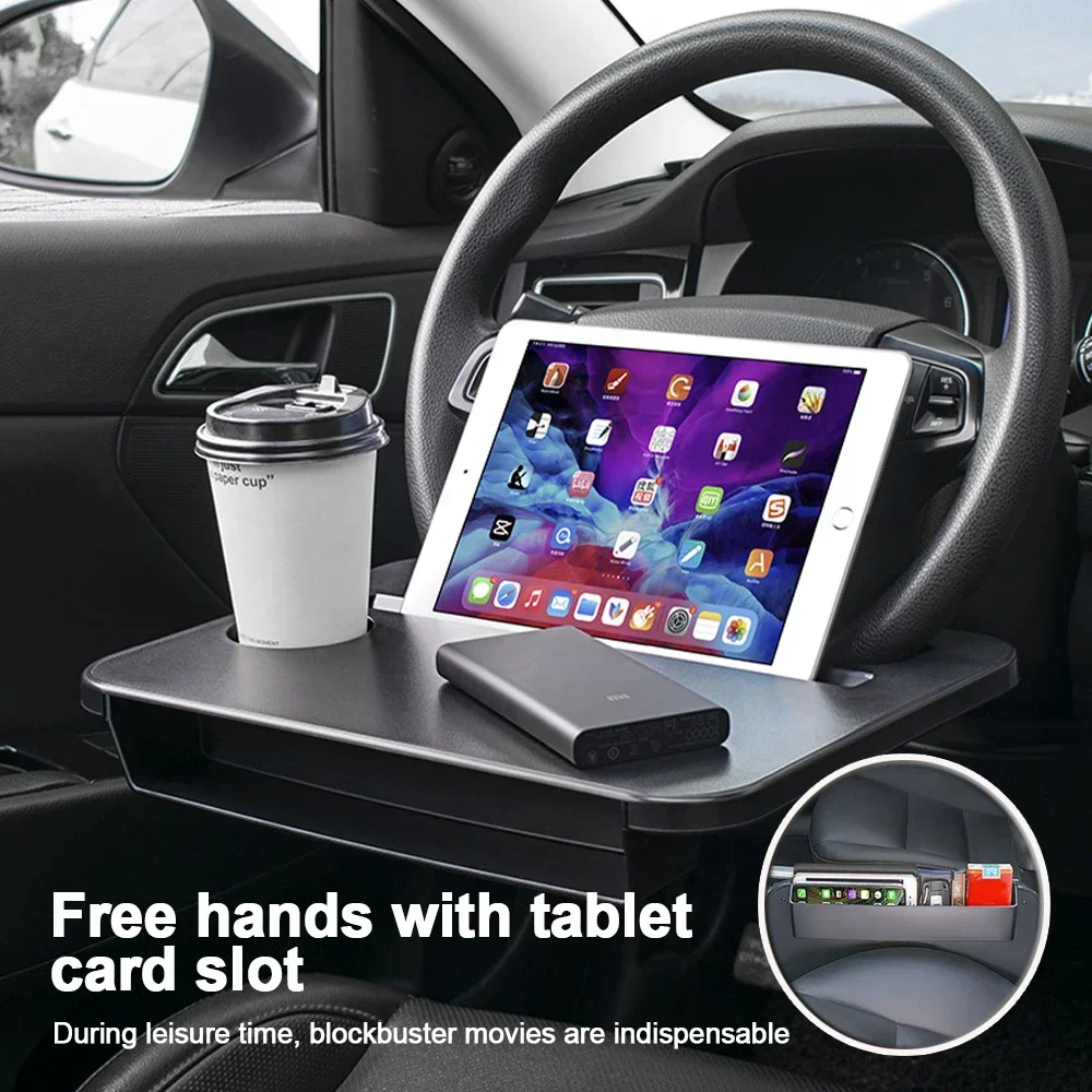Laptop Office Accessories - Multi-used Car Tray Laptop Desk Pad