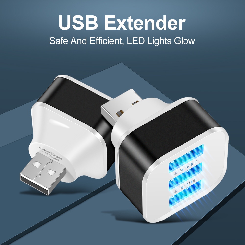 Laptop Accessories Usb - 3 Port USB Slots Adaptor USB