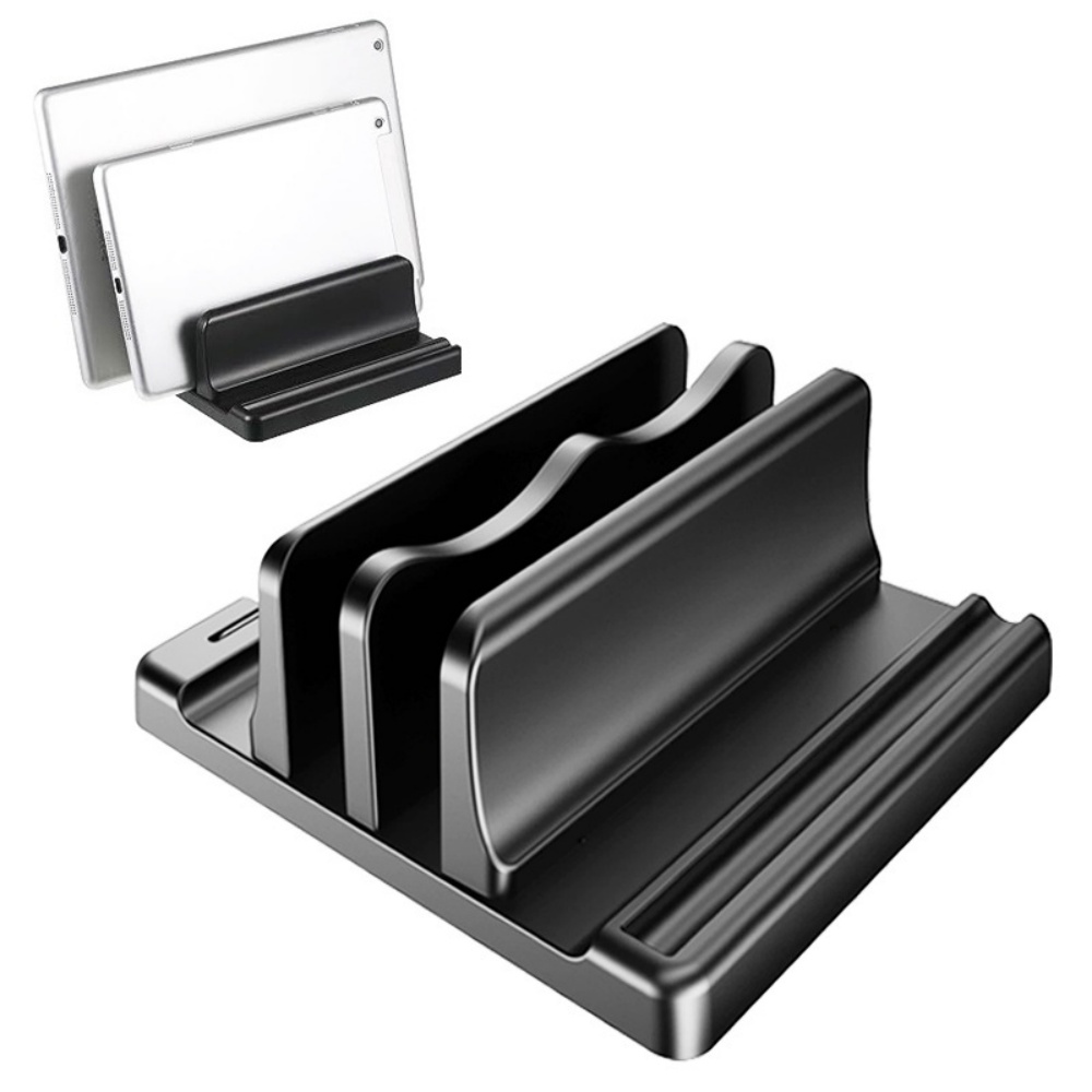 Laptop Accessories Dell - Single/Dual-Slot Vertical Laptop Stand Holder Adjustable