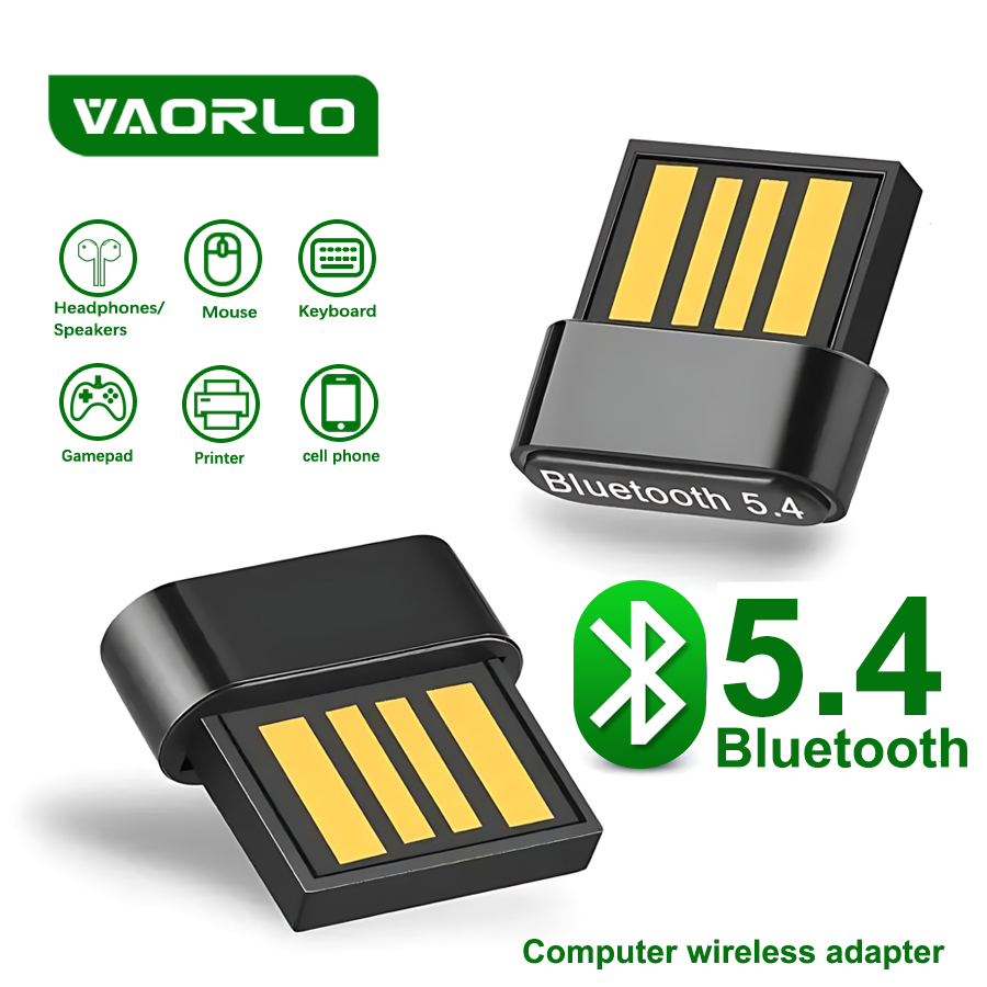 Laptop External Accessories - USB Bluetooth 5.4 Transmitter Wireless Adapter