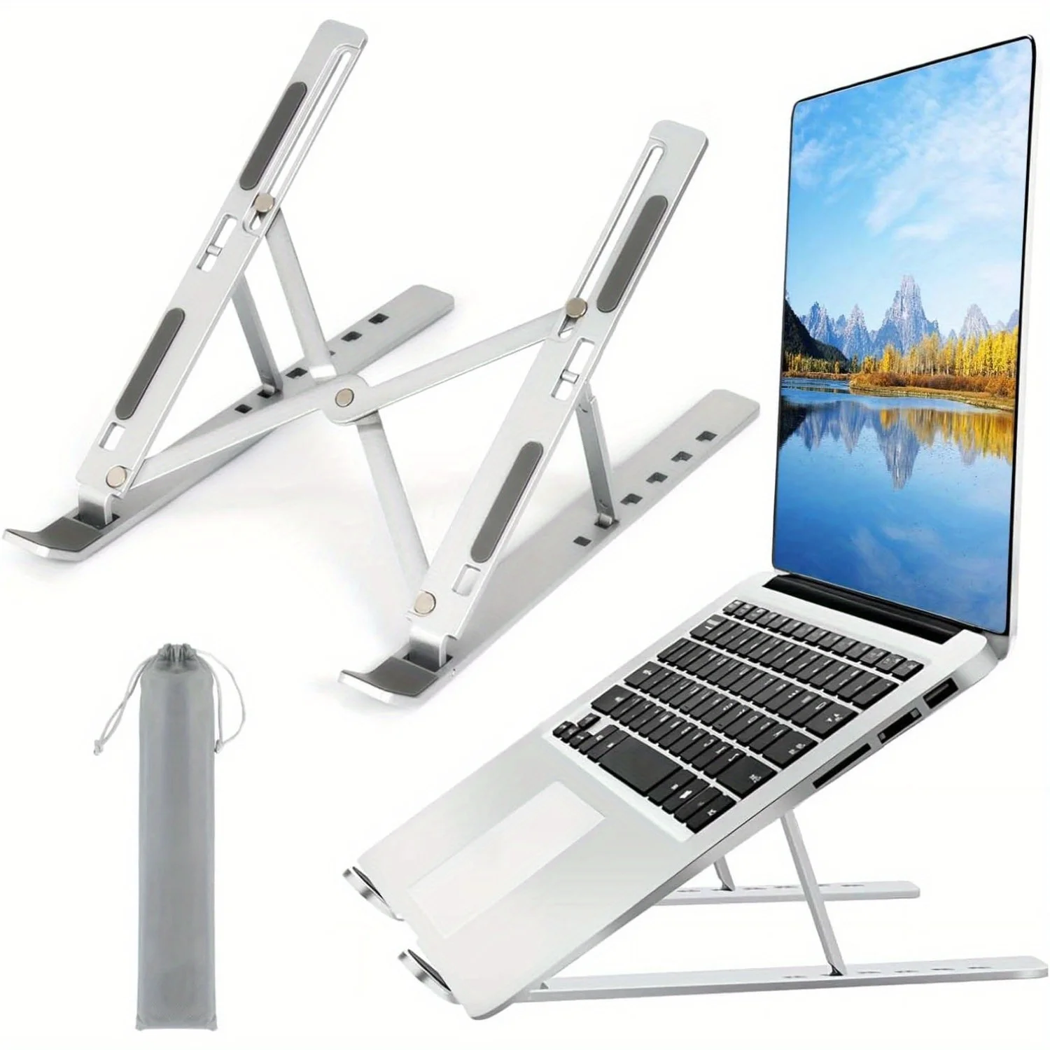 Laptop Accessories Dell - Adjustable Aluminum Laptop Stand - 6-Level