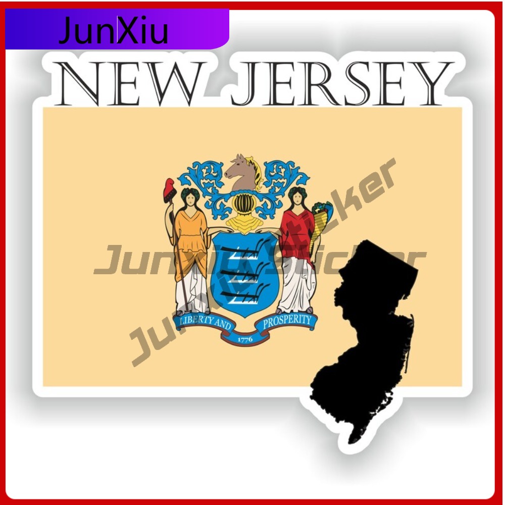 Laptop Unique Accessories - New Jersey Cute Laptop Waterproof Sticker