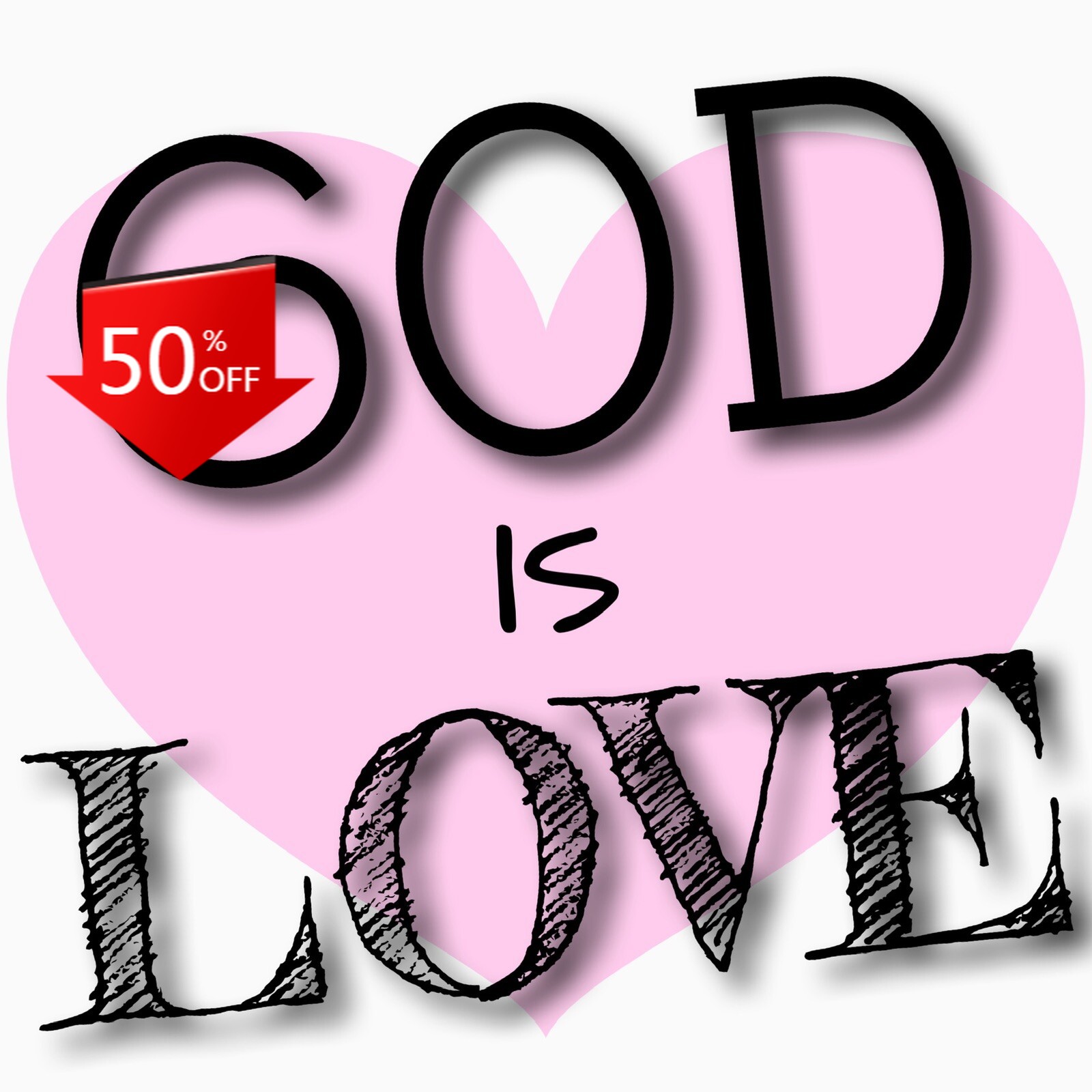 Laptop Unique Accessories - Christian God Is Love Aesthetic Car
