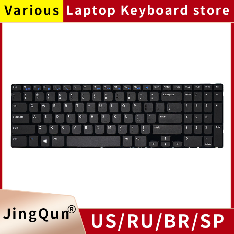 New US Russian Keyboard  For D - Laptop Accessories Dell recension och pris