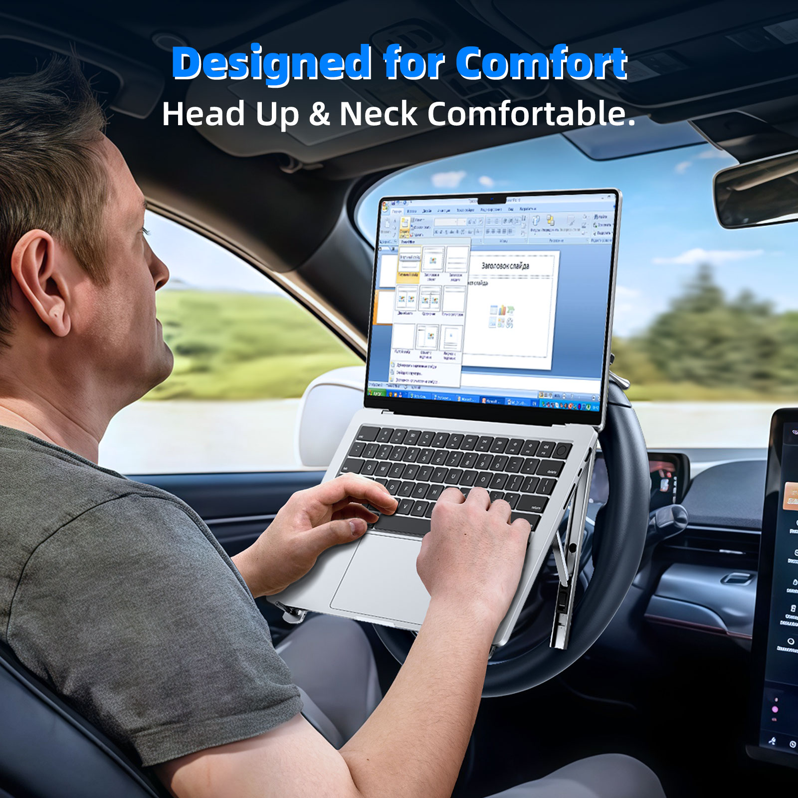 Eary Car Steering Wheel Laptop - Laptop Accessories Essential recension och pris