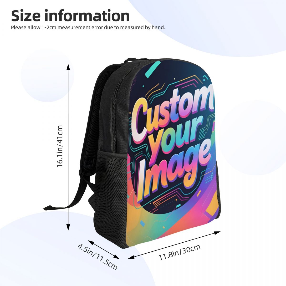 Custom Your Image Logo Backpac - Laptop Accessories Images recension och pris