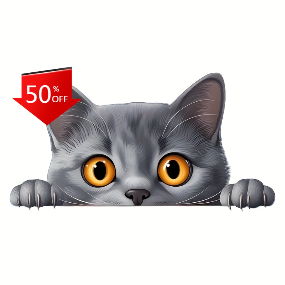A Small Gray Cat Cute Car Lapt - Laptop Unique Accessories recension och pris