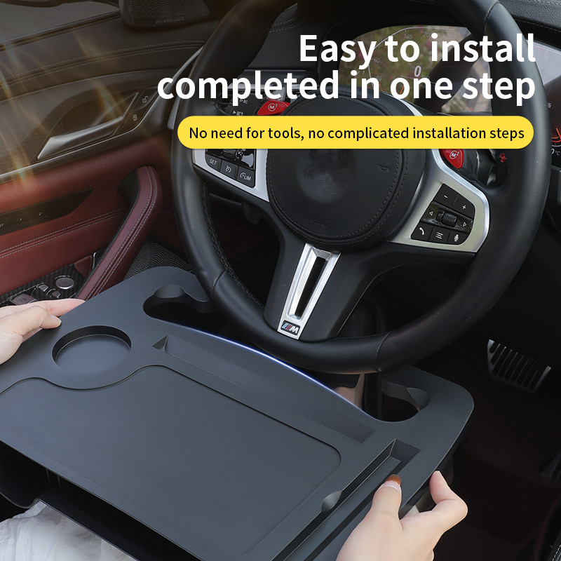 2-IN-1 Car Steering Wheel Tabl - Laptop Accessories Table recension och pris