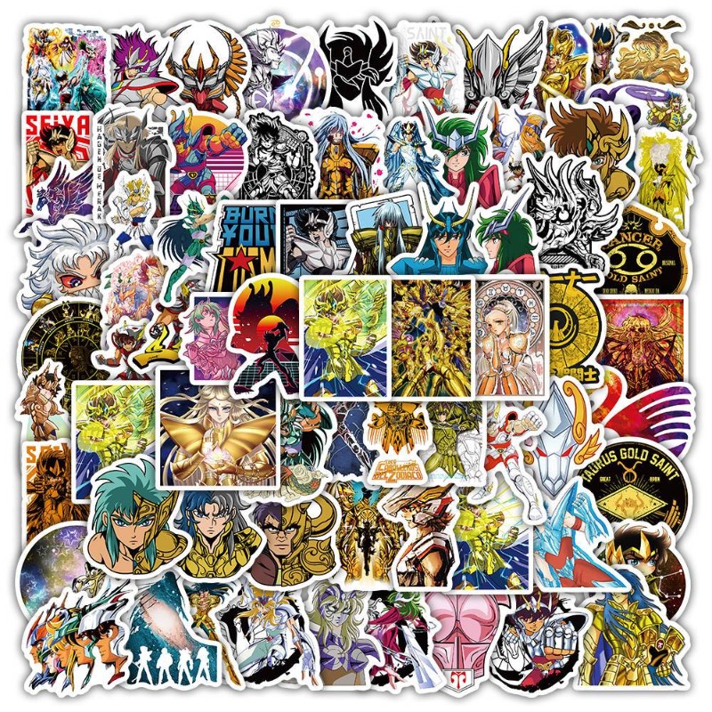 101Pcs Saint Seiya Anime Stick - Laptop Office Accessories recension och pris