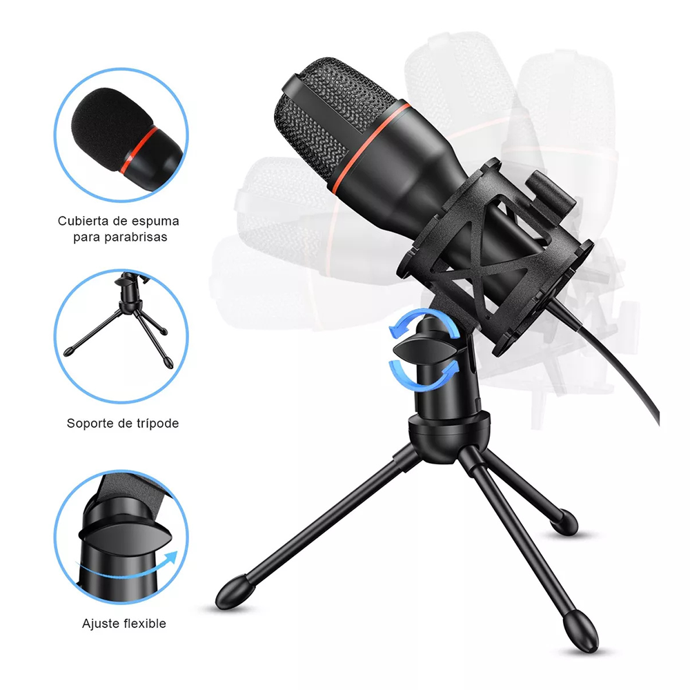 Condenser Microphone USB Wired - Laptop Accessories Usb recension och pris