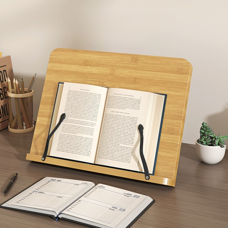 Wooden Reading Book Stand, Mul - Laptop Office Accessories recension och pris