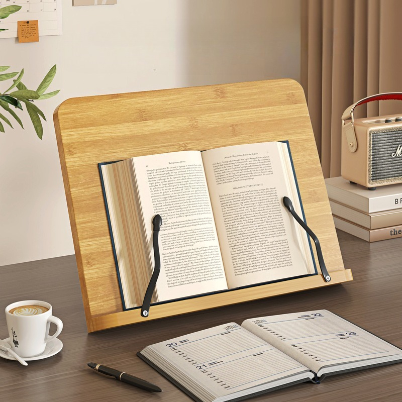 Wooden Reading Book Stand, Mul - Laptop Office Accessories recension och pris