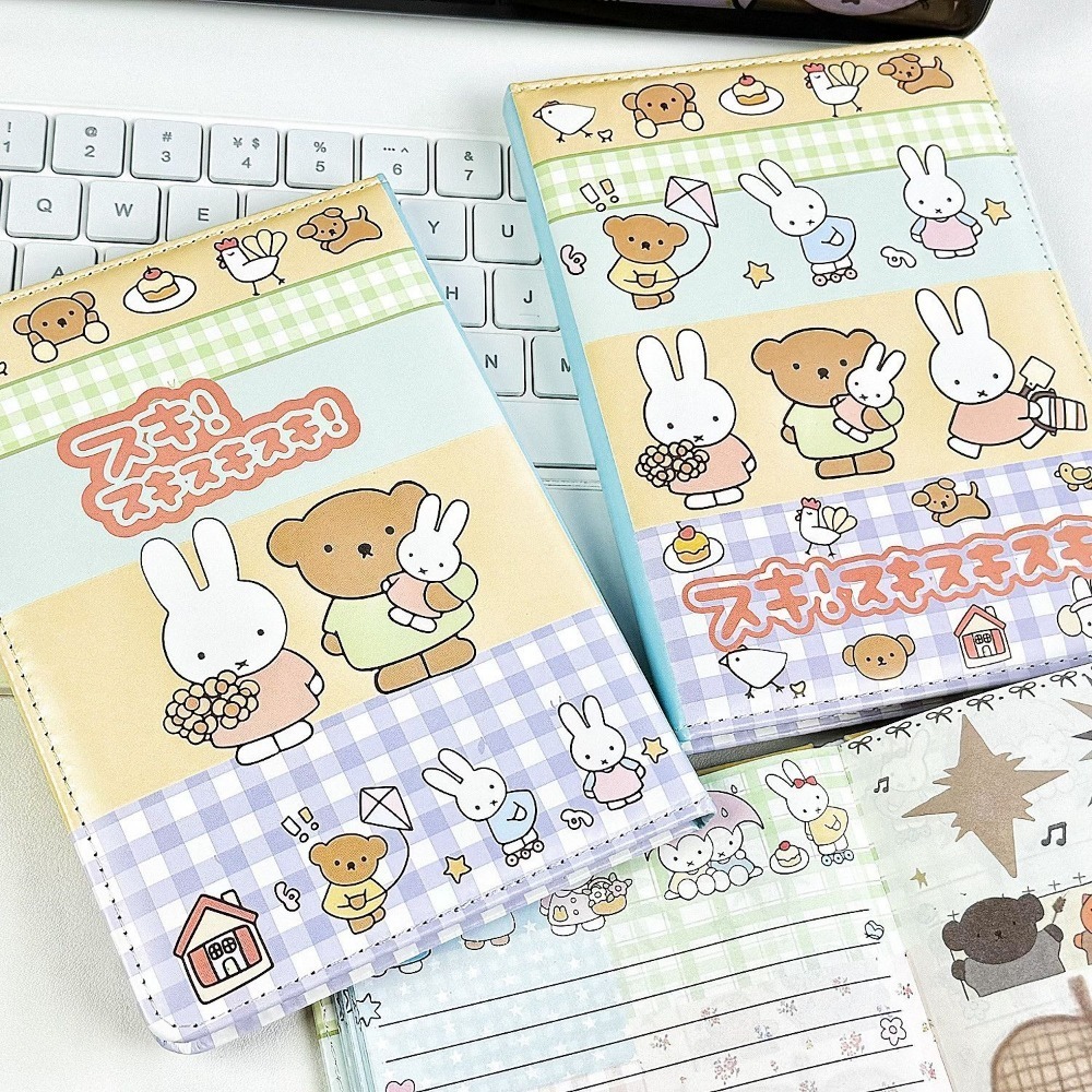 Miffy Rabbit Collage Notebook  - Laptop Accessories Cover recension och pris