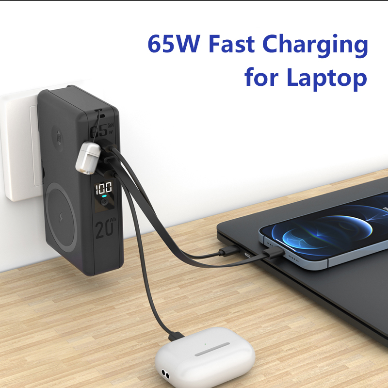 65W GaN USB C Charger Power Ba - Laptop External Accessories recension och pris