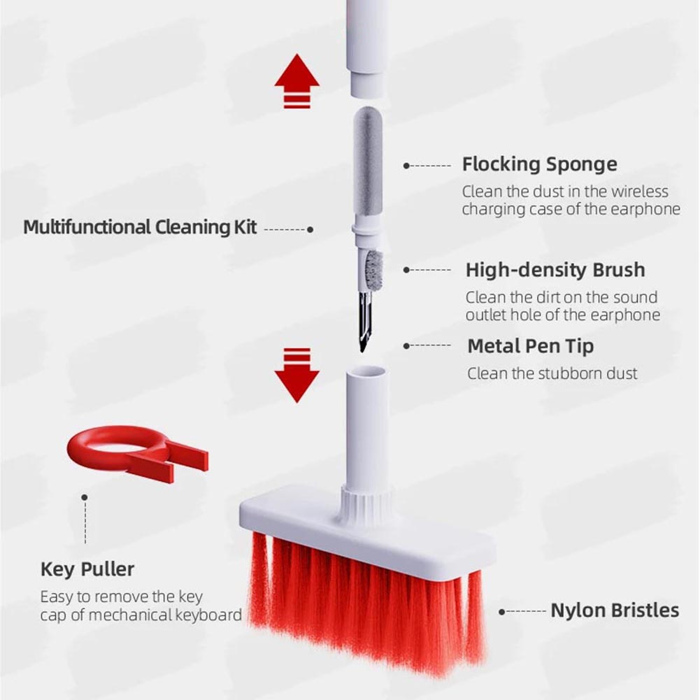 3-in-1 Cleaning Brush Kit Mech - Laptop Accessories All In One recension och pris