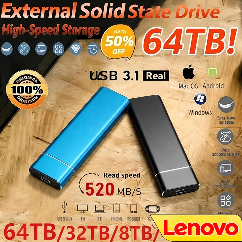 Lenovo SSD Mini Portable SSD 2 - Laptop External Accessories recension och pris