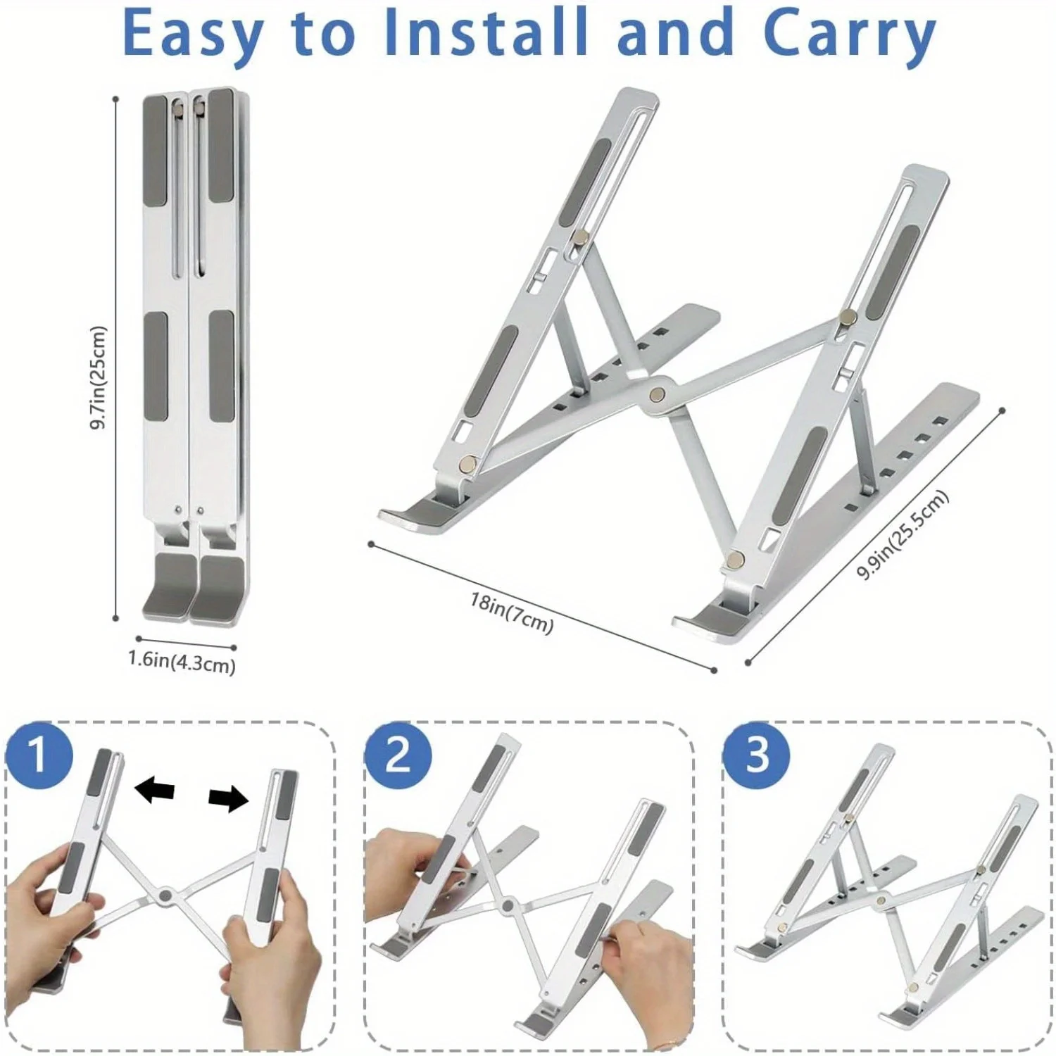 Adjustable Aluminum Laptop Sta - Laptop Accessories Dell recension och pris