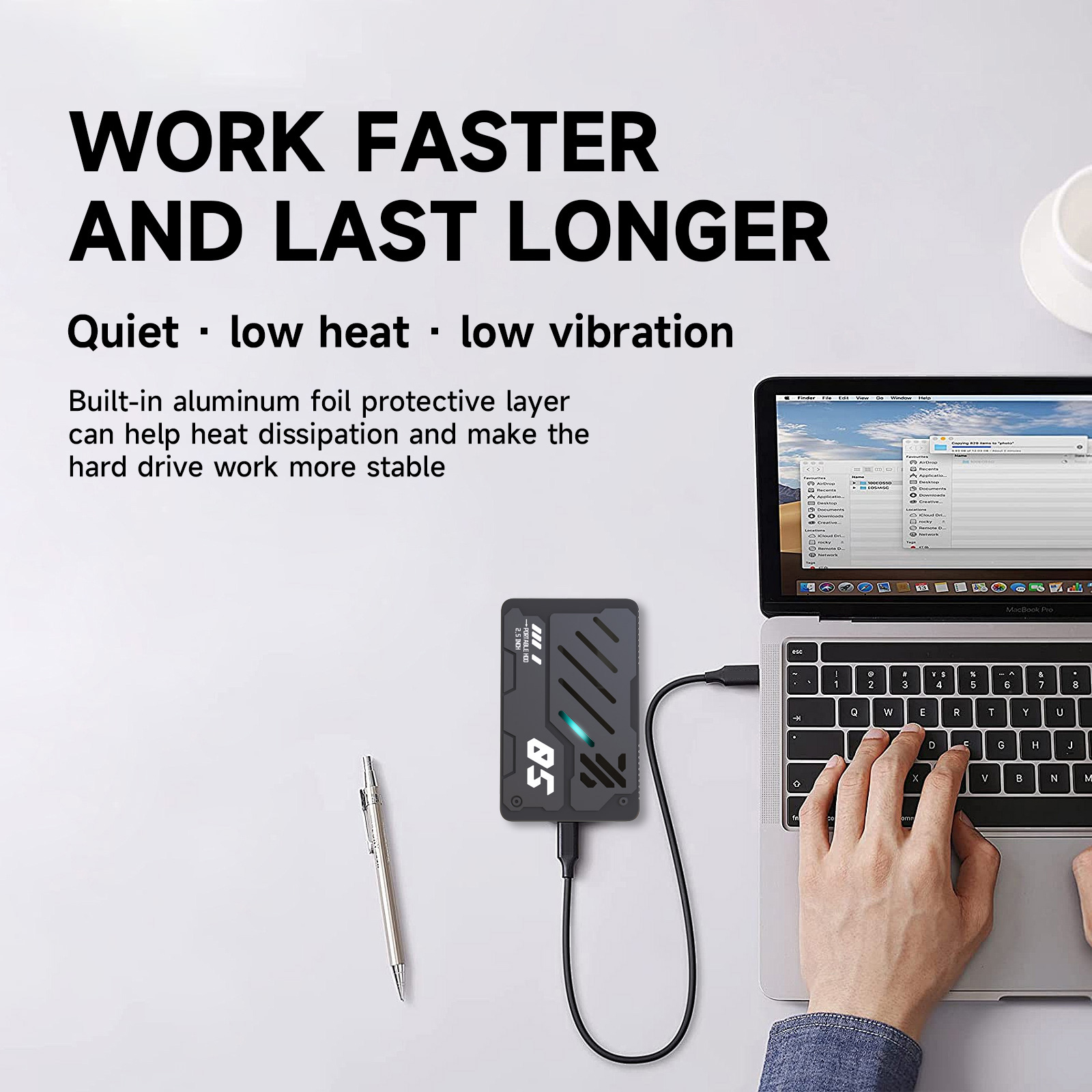 USB3.0 Type-C External Hard Dr - Laptop External Accessories recension och pris