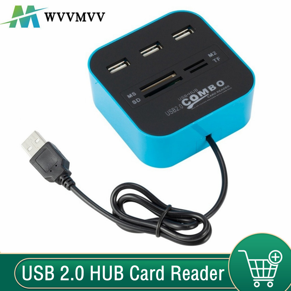 WvvMvv 3 Ports USB 2.0 Hub Com - Laptop Accessories All In One recension och pris