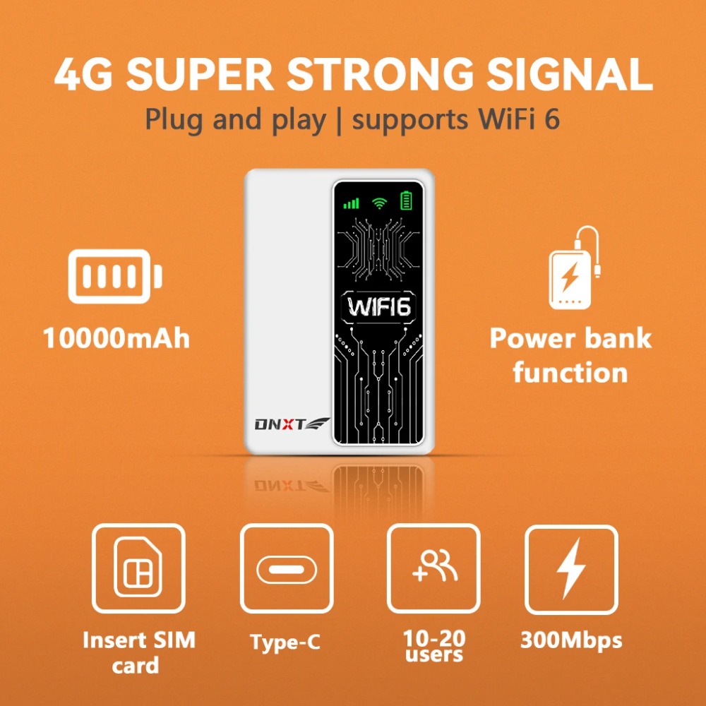 M20 4G LTE WiFi6 Router 300Mbp - Laptop External Accessories recension och pris