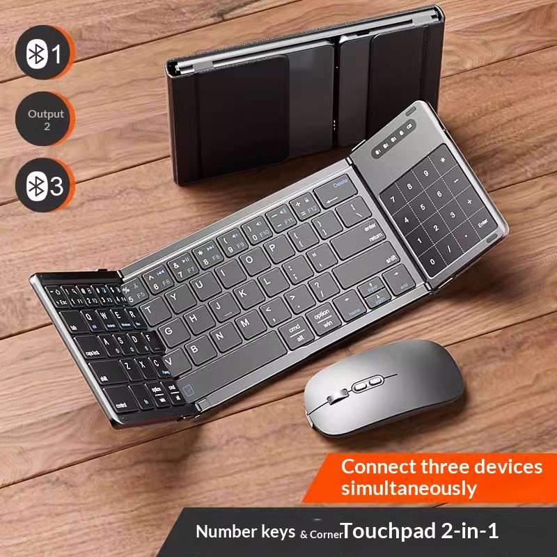 Mengzu Tri Fold Wireless Bluet - Laptop External Accessories recension och pris
