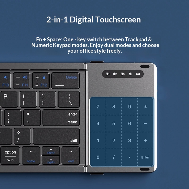 Mengzu Tri Fold Wireless Bluet - Laptop External Accessories recension och pris