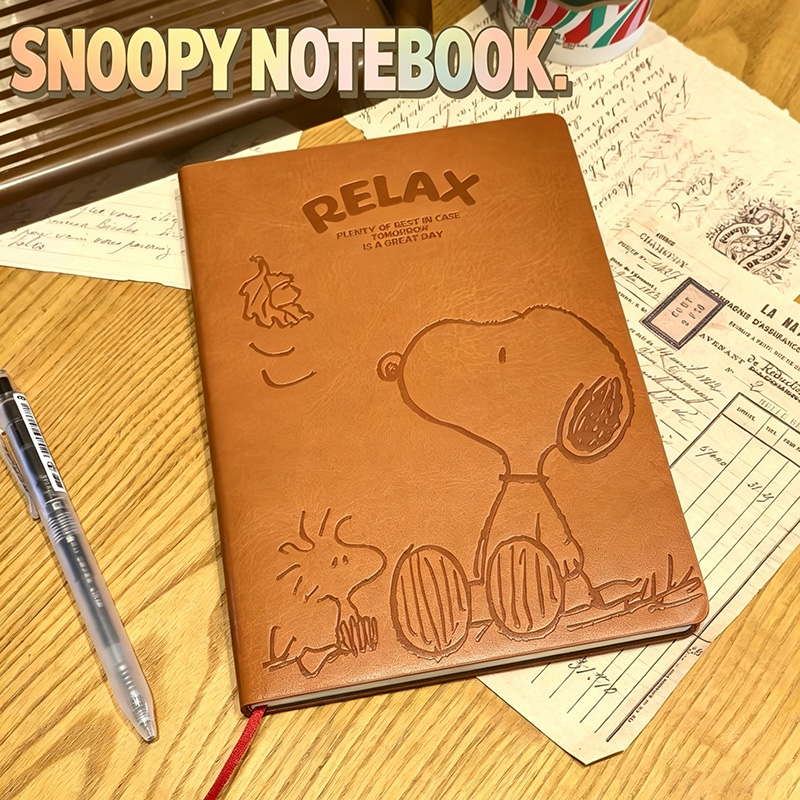 Vintage Snoopy A5 Leather Note - Laptop Accessories Cover recension och pris